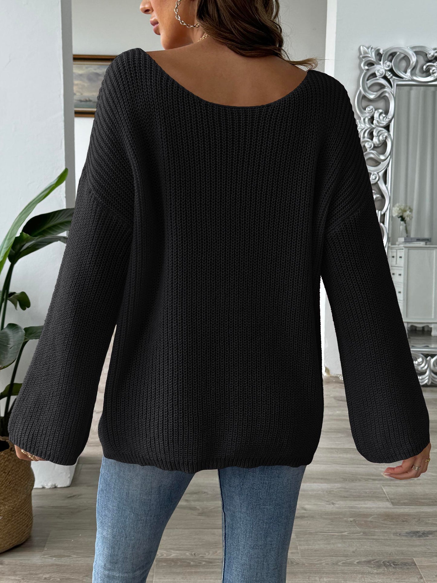 Daisies Long Sleeve Sweater