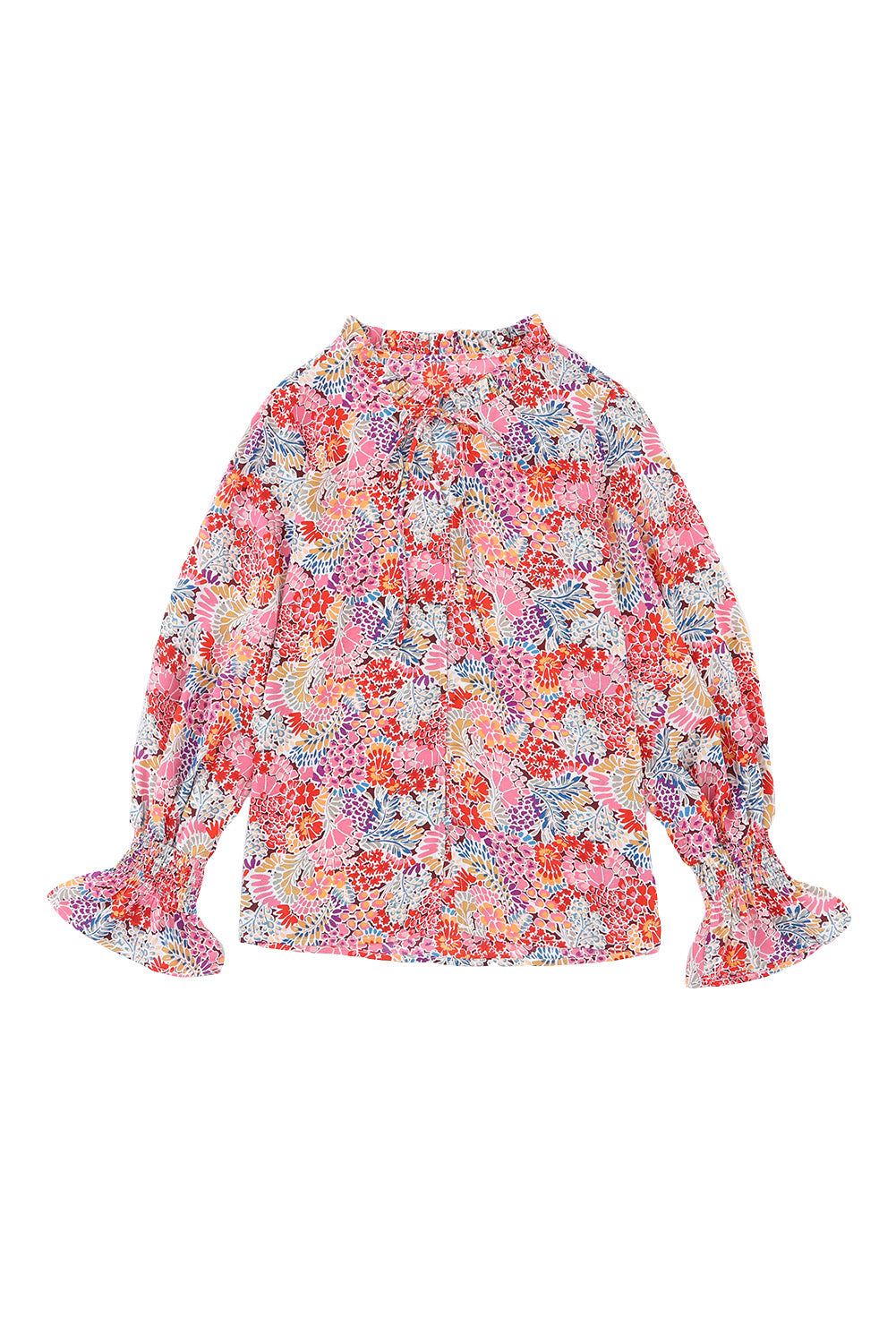 Floral Smocked Blouse