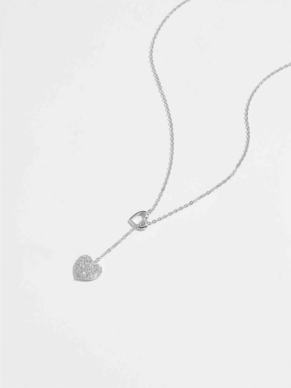 Zircon Heart Costume Necklace