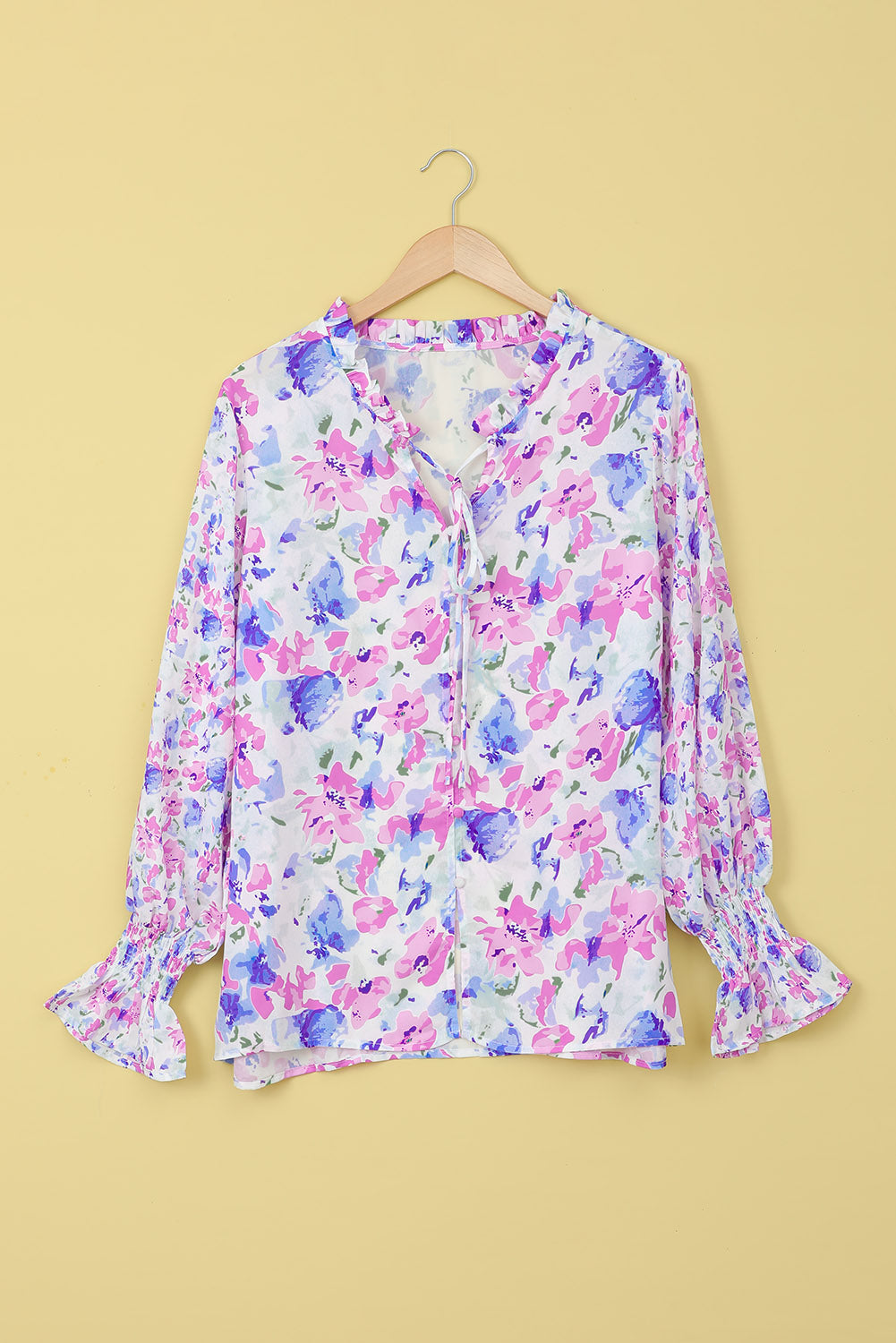 Floral Smocked Blouse