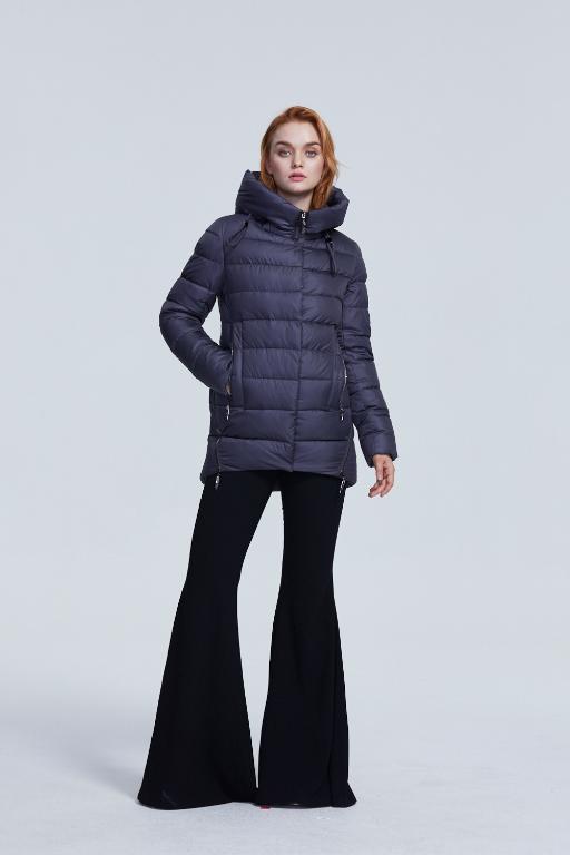 Women Warm Hooded Winter Parka Coat