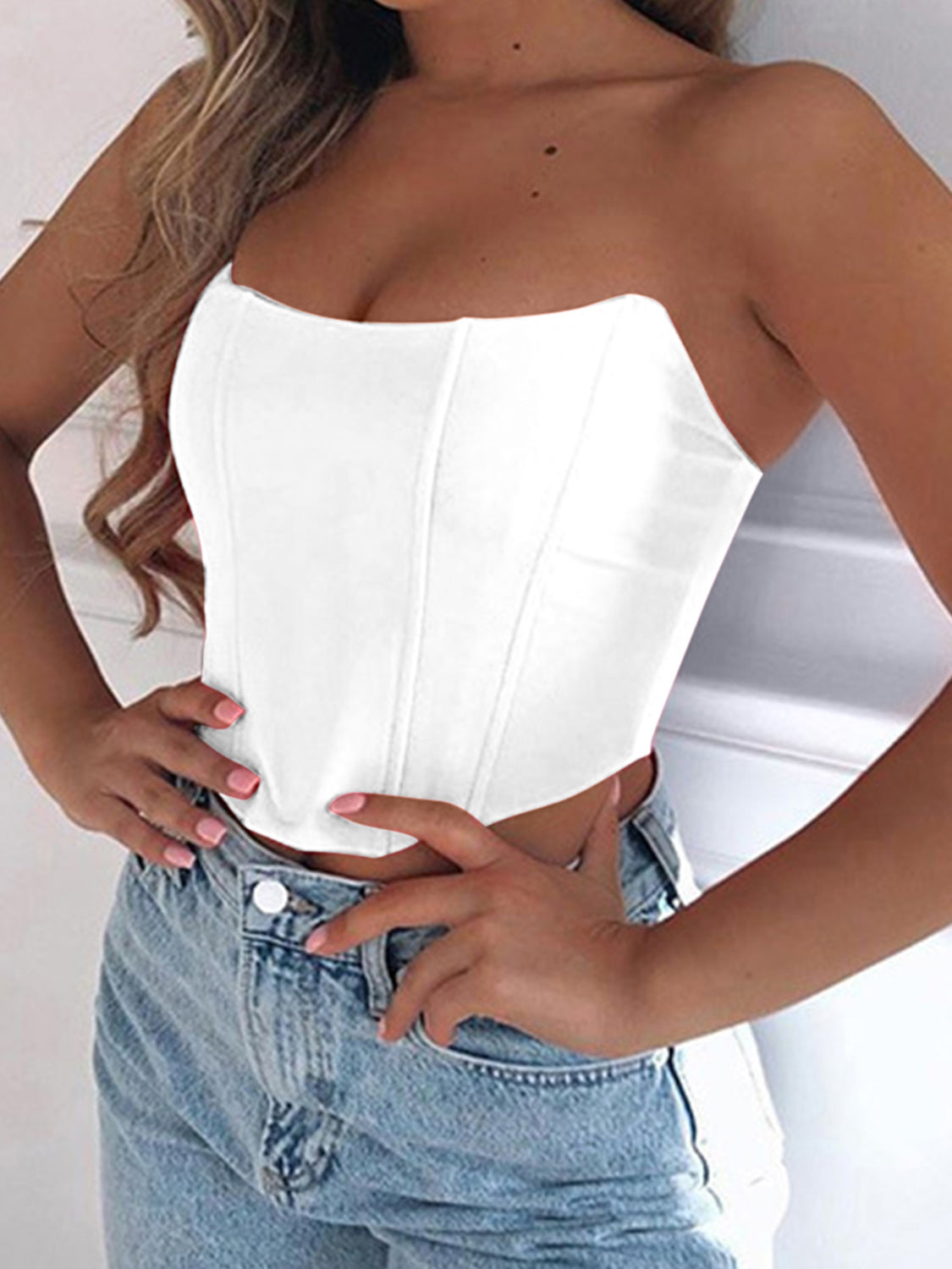 Elegant Tube Cropped Top