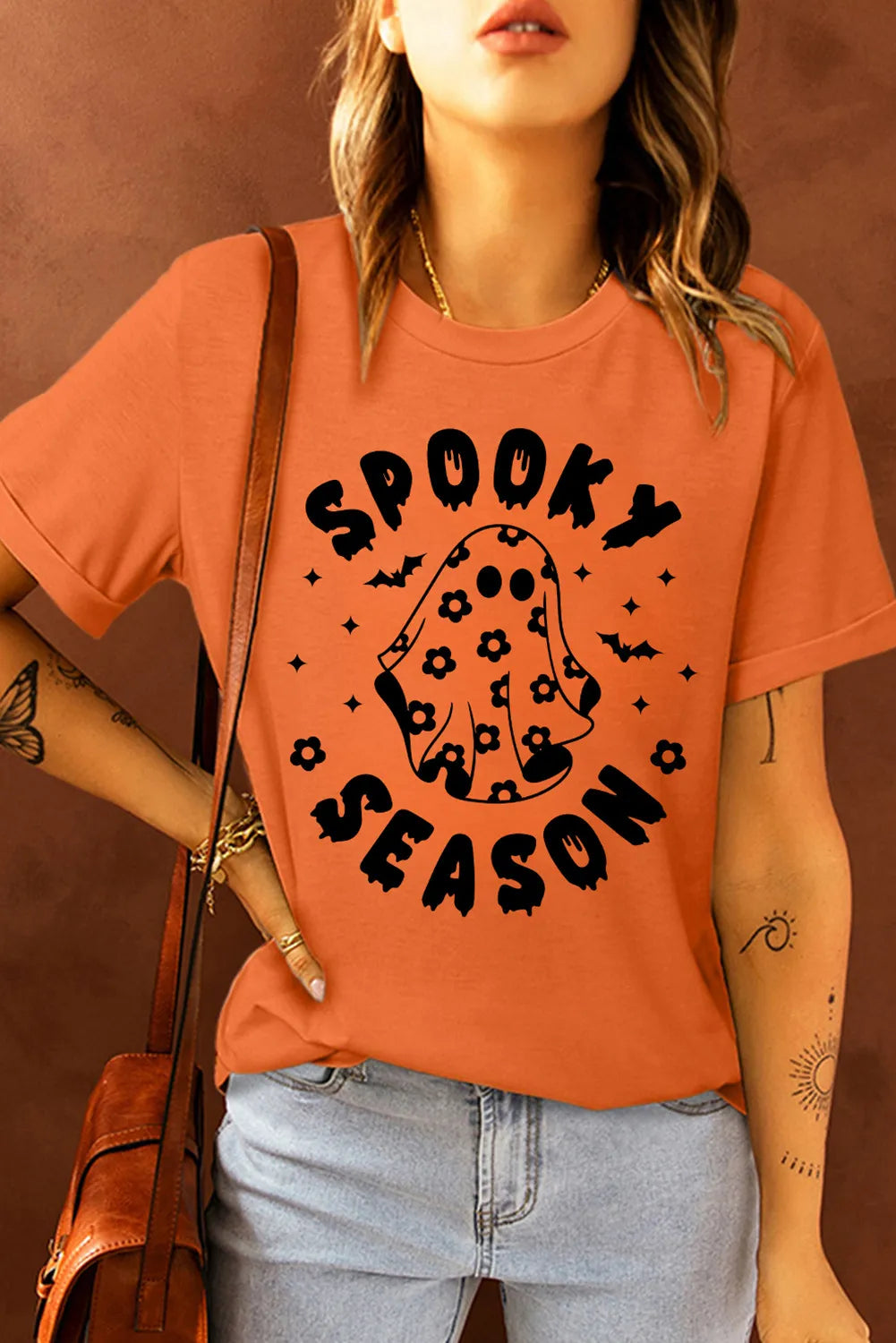 Graphic "Spooky" Short Sleeve T-Shirt