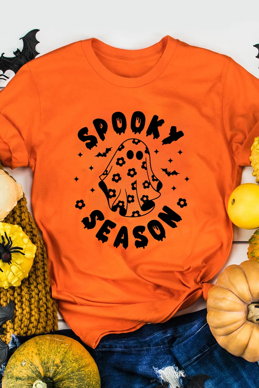 Graphic "Spooky" Short Sleeve T-Shirt