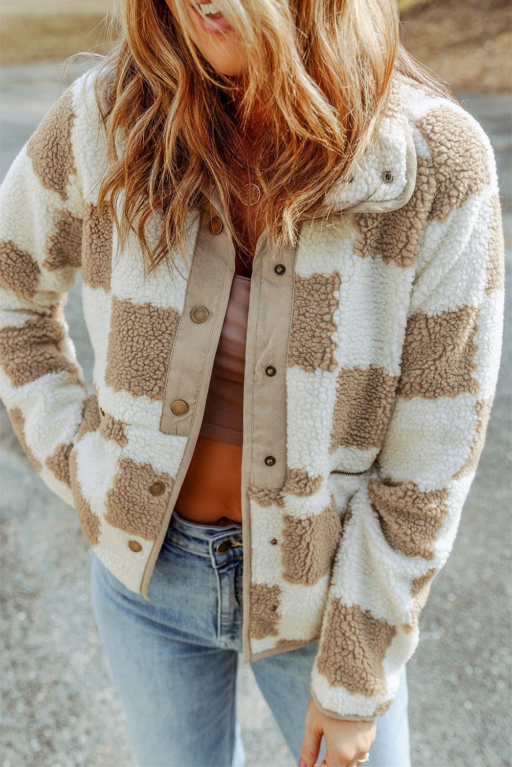 Brown Sherpa Jacket