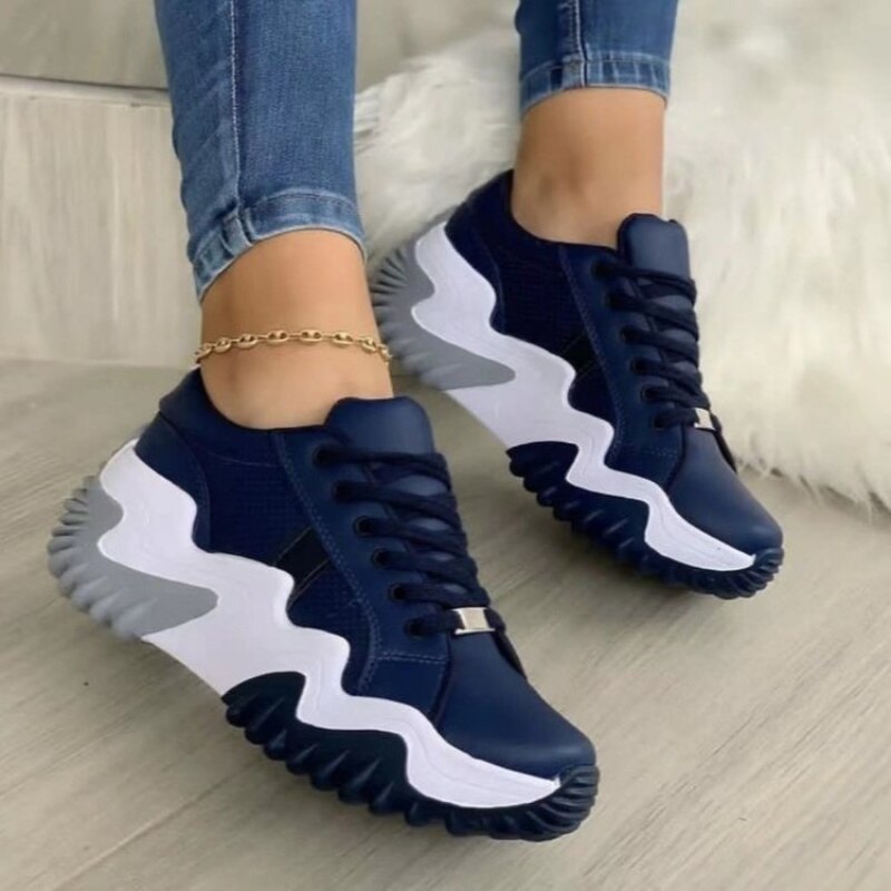 Breathable Women  Shoes Casual Platform Sneakers