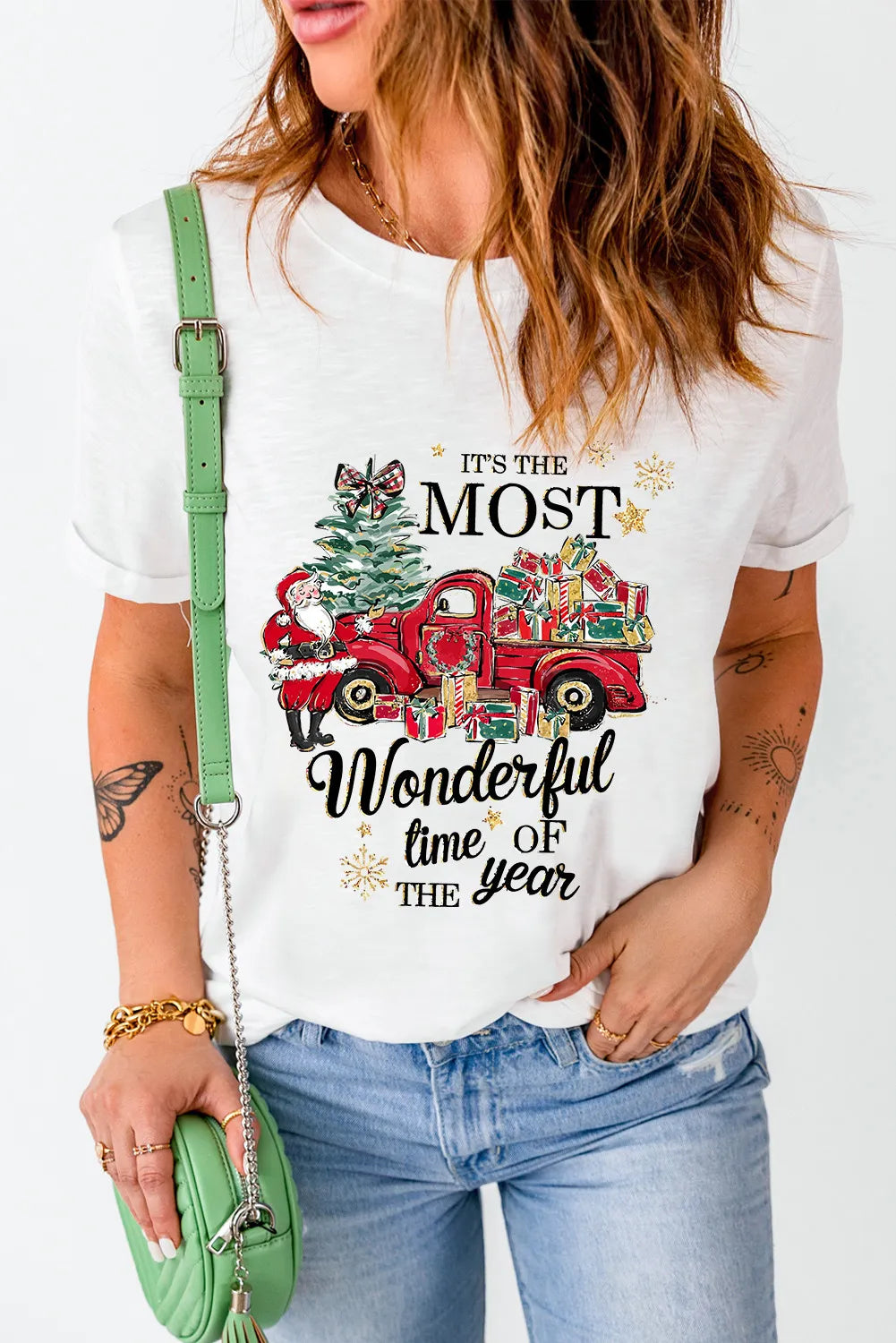 Graphic "Christmas" T-Shirt