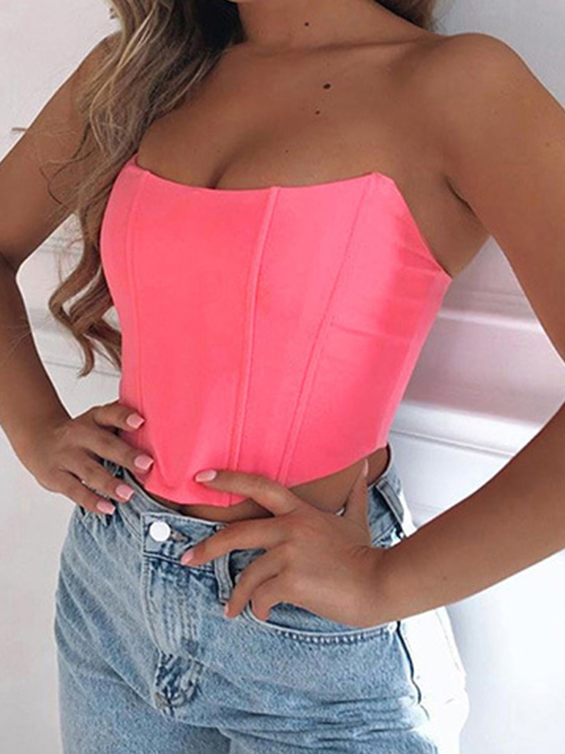 Elegant Tube Cropped Top