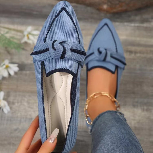 Bow Toe Flats