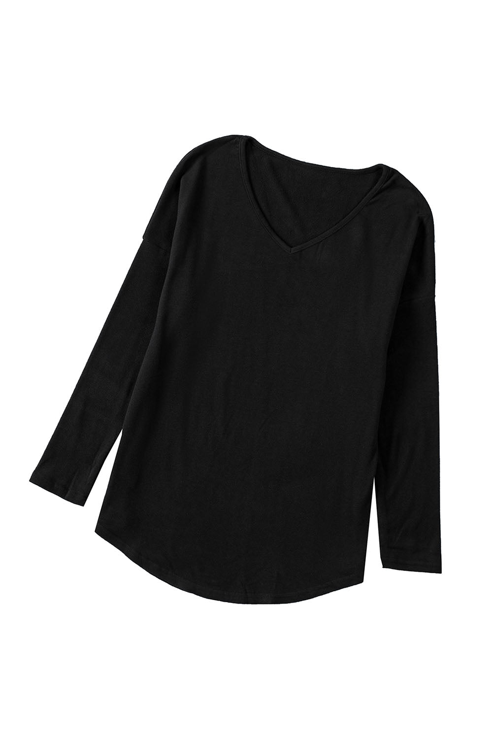 V Neck Long Sleeve Henley