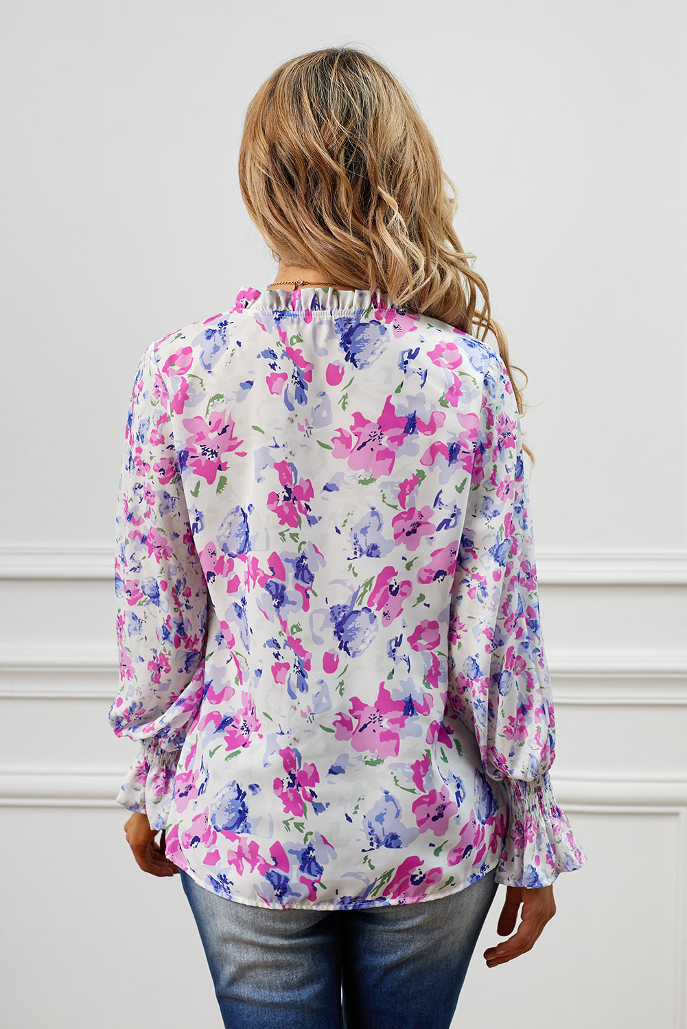 Floral Smocked Blouse