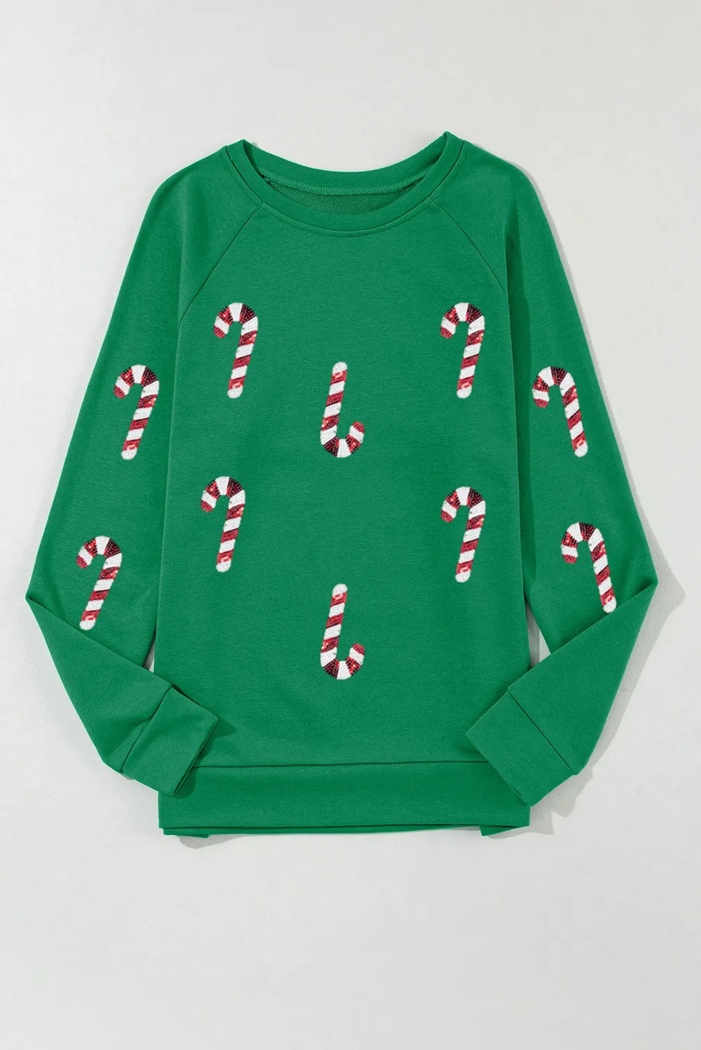 Candy Cane Long Sleeve Sweatshirt