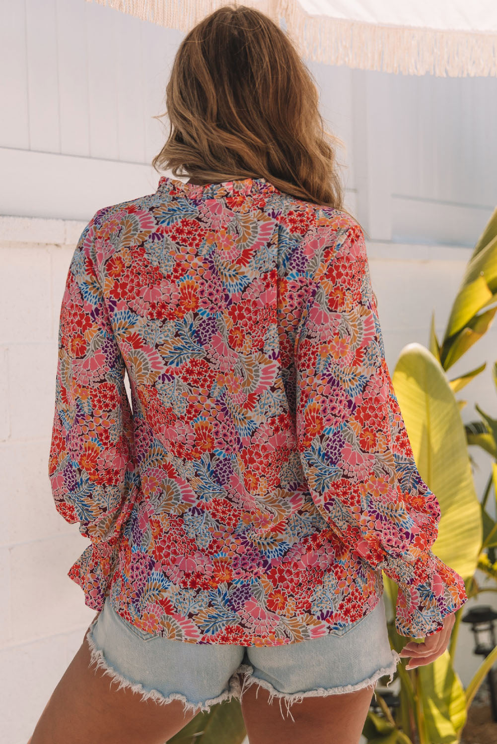 Floral Smocked Blouse