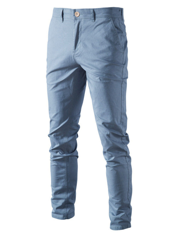 Men's casual all-match solid color pants