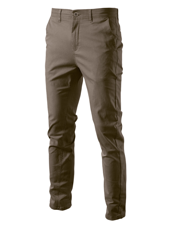 Men's casual all-match solid color pants