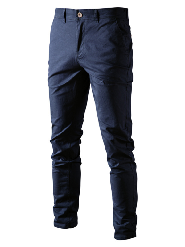 Men's casual all-match solid color pants