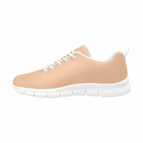 Uniquely Womens Sneakers, Deep Peach Running Shoes