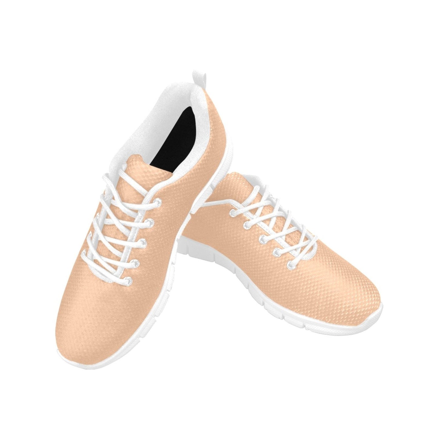 Uniquely Womens Sneakers, Deep Peach Running Shoes