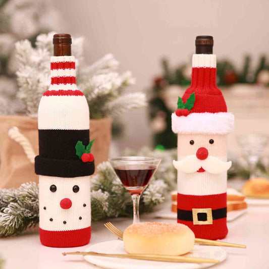 Christmas Wine Bottle Sweater