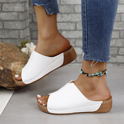 Low Heel Toe Sandals