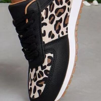 Leather Athletic Sneakers