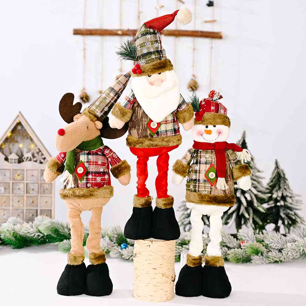 Christmas Themed Telescopic Plush Doll