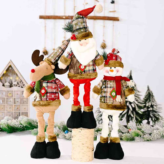 Christmas Themed Telescopic Plush Doll