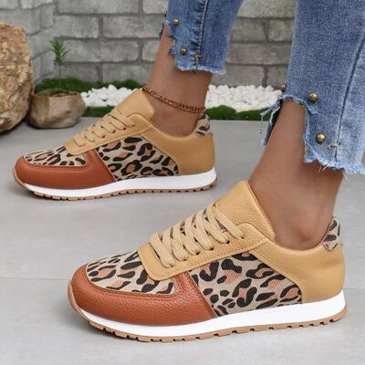 Leather Athletic Sneakers