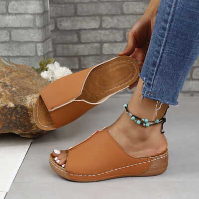 Low Heel Toe Sandals