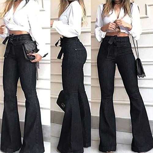 High Waisted Bell Bottom Jeans