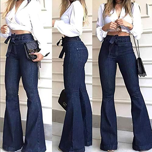 High Waisted Bell Bottom Jeans