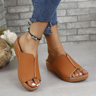 Low Heel Toe Sandals