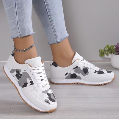 Leather Athletic Sneakers