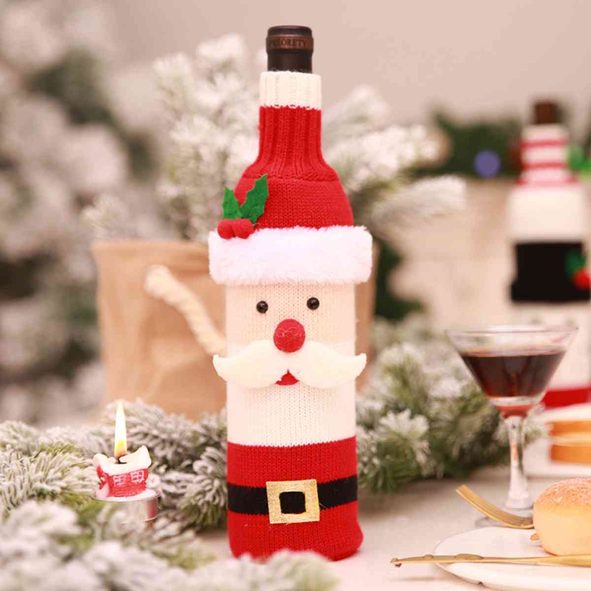 Christmas Wine Bottle Sweater