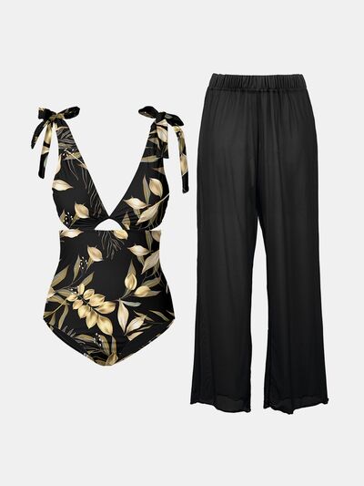 Swimsuit and Pants Set