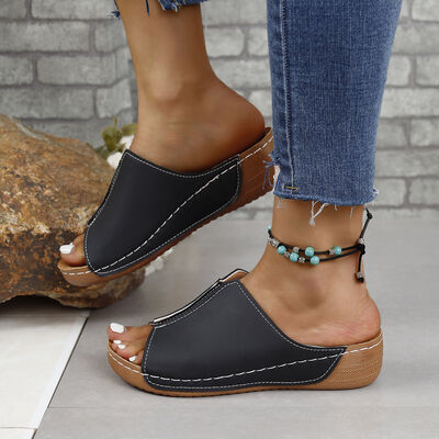 Low Heel Toe Sandals