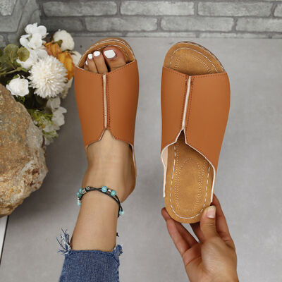 Low Heel Toe Sandals