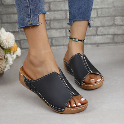 Low Heel Toe Sandals