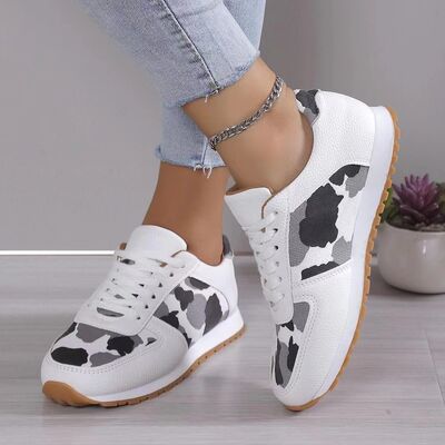 Leather Athletic Sneakers