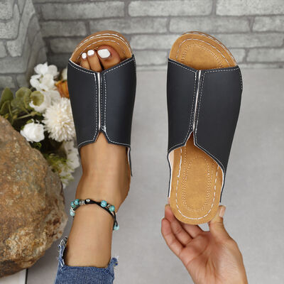 Low Heel Toe Sandals