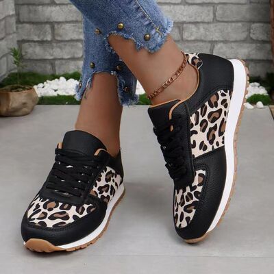 Leather Athletic Sneakers