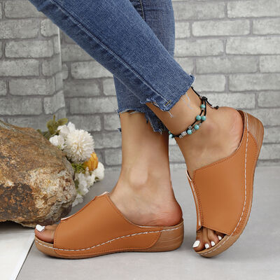 Low Heel Toe Sandals