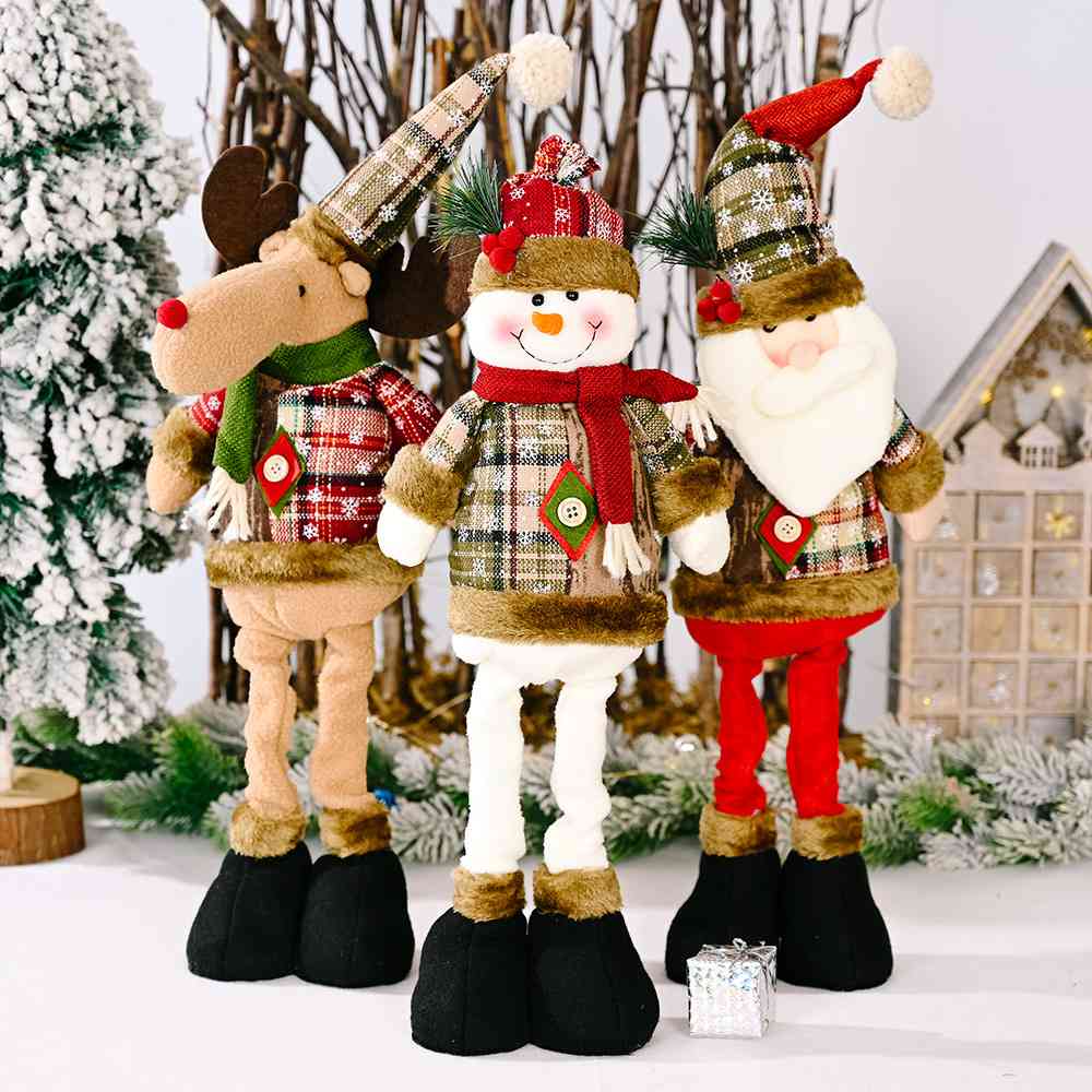 Christmas Themed Telescopic Plush Doll