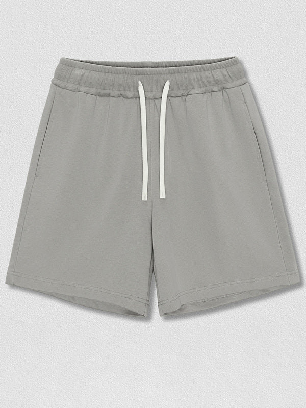 Men's solid color loose casual sports shorts