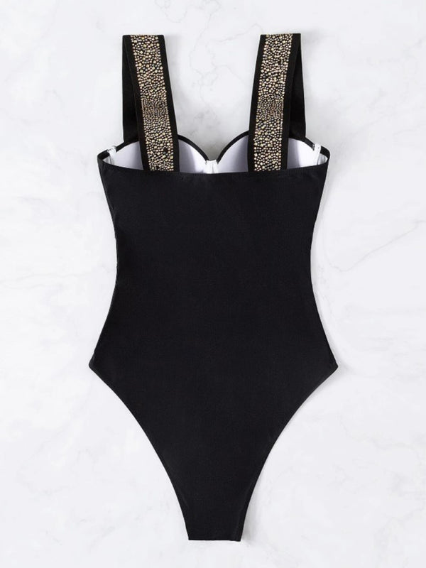 Women's push-up one-piece swimwear